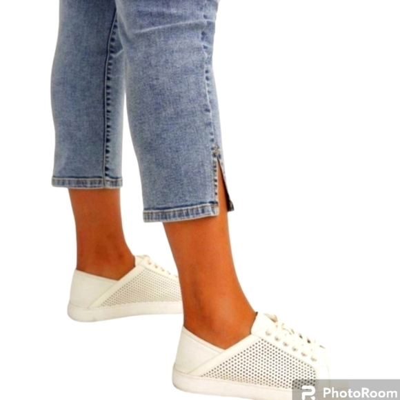 D/C jeans Penningtons acid wash notched hem ankle jeans - Picture 10 of 10